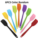 Axyaa Silicone Cake Cream Spatula Set - 3PCS Baking Tools