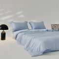 Axyaa Mulberry Silk Duvet Cover, Ultra Soft Quilt, King Size Bedding with Zipper