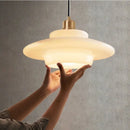 Axyaa Glass LED Chandelier for Dining Desk Living Rooms Bedroom Kitchen Art Bar Lighting