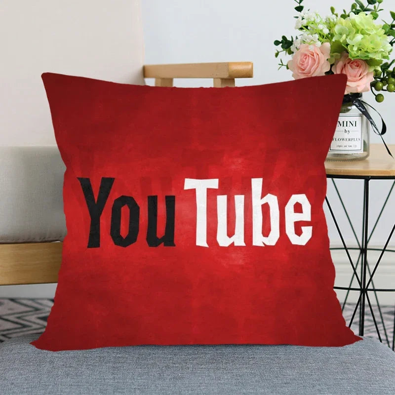Axyaa Satin Soft Pillowcase for Home Decor 45x45cm Square Zipper Pillow Cover