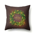 Axyaa Christmas Tree Throw Pillow Case - Festive Xmas Cushion Cover for Home Decor