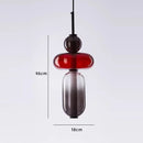 Axyaa Candy Glass Chandelier Pendant Light for Loft Living Dining Room