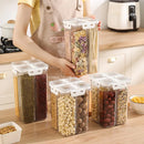 Axyaa Plastic Food Storage Container with Measuring Cup on Organizer Box