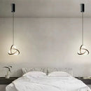 Axyaa Modern LED Pendant Light Minimalist Design Chandelier for Home and Office