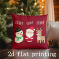 Axyaa Christmas Fun Pillow Covers for Sofa Bedroom Car Cushion Decor