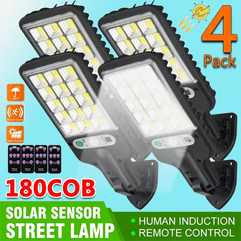 Axyaa Solar Outdoor Security Light with 3 Modes for Garden, Path, Yard