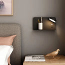 Axyaa Rotatable Button Switch Wall Lamp with USB Charging and 330° Lamp Head Rotation
