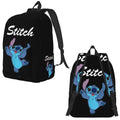 Axyaa Kids Backpack for School & Travel | Stitch Accessories | Preschool Kindergarten Daypack