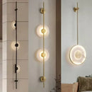 Axyaa Modern Gold Black LED Wall Lamp for Stylish Interiors