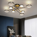 Axyaa Dimmable LED Ceiling Lamp with Remote Control for Living Room & Bedroom