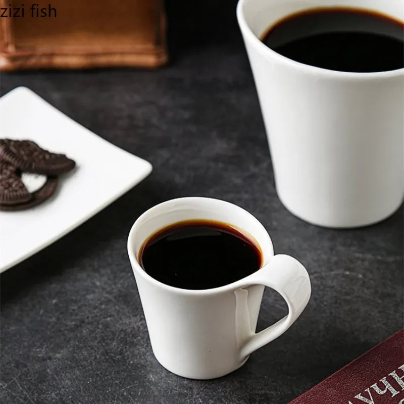 Axya Ceramic Breakfast Set: Coffee Cups, Saucers, Milk Mugs, Juice Jug, Tea Mugs, Water Cup