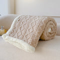 Axyaa Double Thickened Throw Blanket for Winter - Super Soft Cozy Sofa Bed Cover