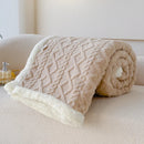 Axyaa Super Soft Cozy Throw Blanket for Winter Warmth and Comfort