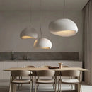 Axyaa Nordic Style Chandelier for Dining Room, Minimalist Wabi Sabi Design, LED Bar Pendant Fixture