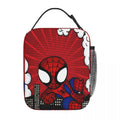 Axyaa Spider Man Lunch Bag - Insulated Portable Thermal Cooler for Work