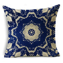 Axyaa Blue & White Porcelain Pattern Pillowcase - Sofa Decor 40cm/45cm/50cm