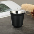 Axyaa 80ml Stainless Steel Double Wall Coffee Cup Set - Portable High Quality Insulated Drinkware