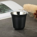 Axyaa 80ml Stainless Steel Double Wall Coffee Cup Set - Portable High Quality Insulated Drinkware
