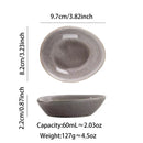 Axyaa Retro Gray Ceramic Dinnerware Set