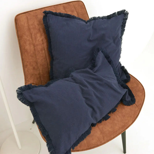 Axyaa Retro Nordic Style Cushion Cover for Home Decor Square Throw Pillowcase