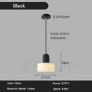 Axyaa Glass Pendant Light Chandelier for Dining Room Bedroom, LED Fixture - Nordic Style
