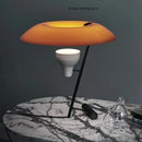 Axyaa Nordic Desk Lamp with Creative Orange Lampshade for Living Study Room