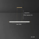 Axyaa LED Magic Bean Brass Ball Chandelier for Modern Living Room & Bar Counter