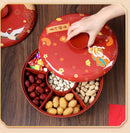 Axyaa Fruit Box Candy Melon Seed Plate Snack Storage Divider