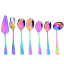 Axyaa Stainless Steel Cutlery Set - 7 Piece Kitchen Tableware Collection