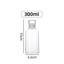 Axyaa Glass Water Bottle: Portable Multi-function Milk Cup for Travel and Sports