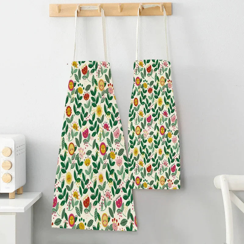 Axyaa Nordic Clouds Kitchen Apron for Home Cooking & Baking
