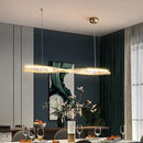 Axyaa Crystal Chandeliers LED Ceiling Lamp Hanging Lights for Living Room