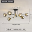 Axyaa Glass Ceiling Light for Bedroom Dining Living Room Kitchen
