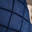 Axyaa Blue Velvet Plaid Cushion Cover for Stylish Living Room D��cor