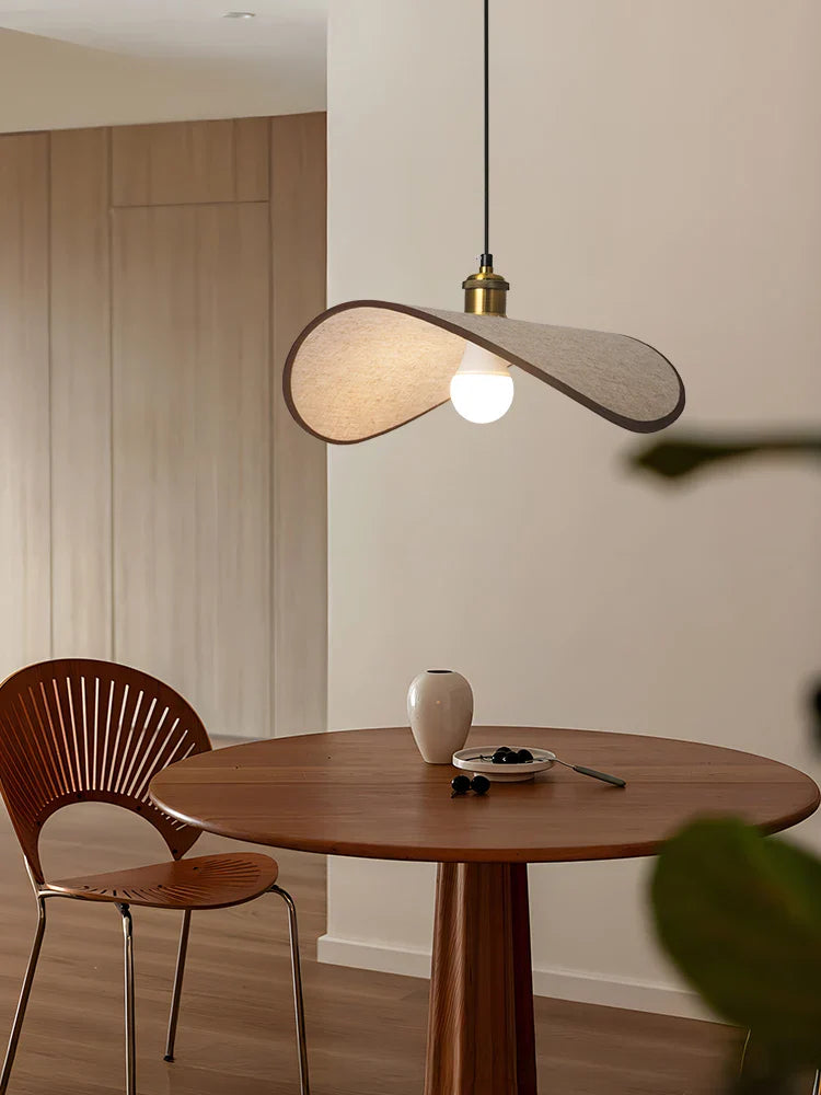 Axyaa Retro LED Chandelier Fabric Pendant Light for Room Decor