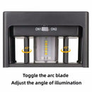 Axyaa Solar Garden Light: Adjustable Outdoor Wall Lamp for Balcony, Stair, and Fence