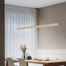 Wooden Pendant Lamp Remote Control Dimming by Axyaa - Stylish Chandelier for Kitchen Island & Dining Room