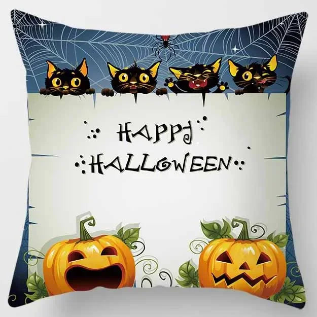 Cartoon Cat Pillowcase for Home Décor by Axyaa