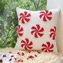Axyaa Christmas Hat Velvet Chenille Pillowcase - 45x45cm