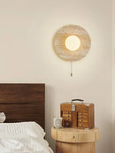 Axyaa Stone Wall Lamp - Japanese Style Home Decor and Lighting