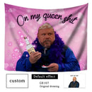 Funny Daddy Meme Tapestry Wall Flag for Pop Home Decor - Axyaa Brand