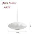 Axyaa White Fabric Lantern LED Pendant Chandelier for Modern Living Spaces