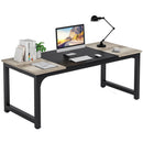 Axyaa Modern Grey Office Computer Desk for Home Office Workstation