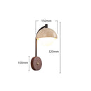 Axyaa Wabi Sabi Bedroom Wall Lamp Rechargeable Retro Fixture
