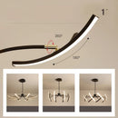 Axyaa Nordic Iron Pendant LED Lamp for Minimalist Home Decor Lighting