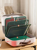 Axyaa Multi-Layer Tickets & Files Organizer: Home & Travel Passport Briefcase
