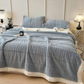 Axyaa Three-Layer Wool Bed Blankets for Cozy Nights
