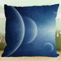 Axyaa Astronomical Map Linen Pillowcase for Home & Office Sofa Decor