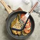 Axyaa Stainless Steel Non-Slip Fish Spatula & Wide Turner for Home Cooking
