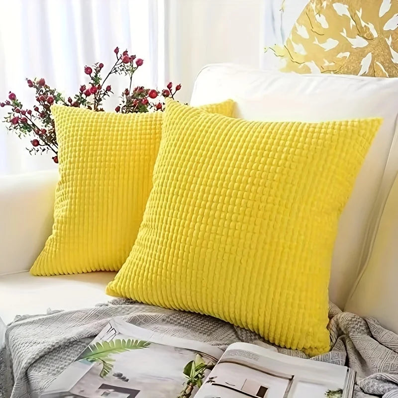 Decorative Square Pillow Cover, Axyaa Brand, Contemporary Style, 45x45CM Throw Pillow Cover